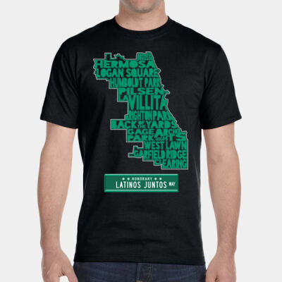 Chicago Map T-Shirt Thumbnail